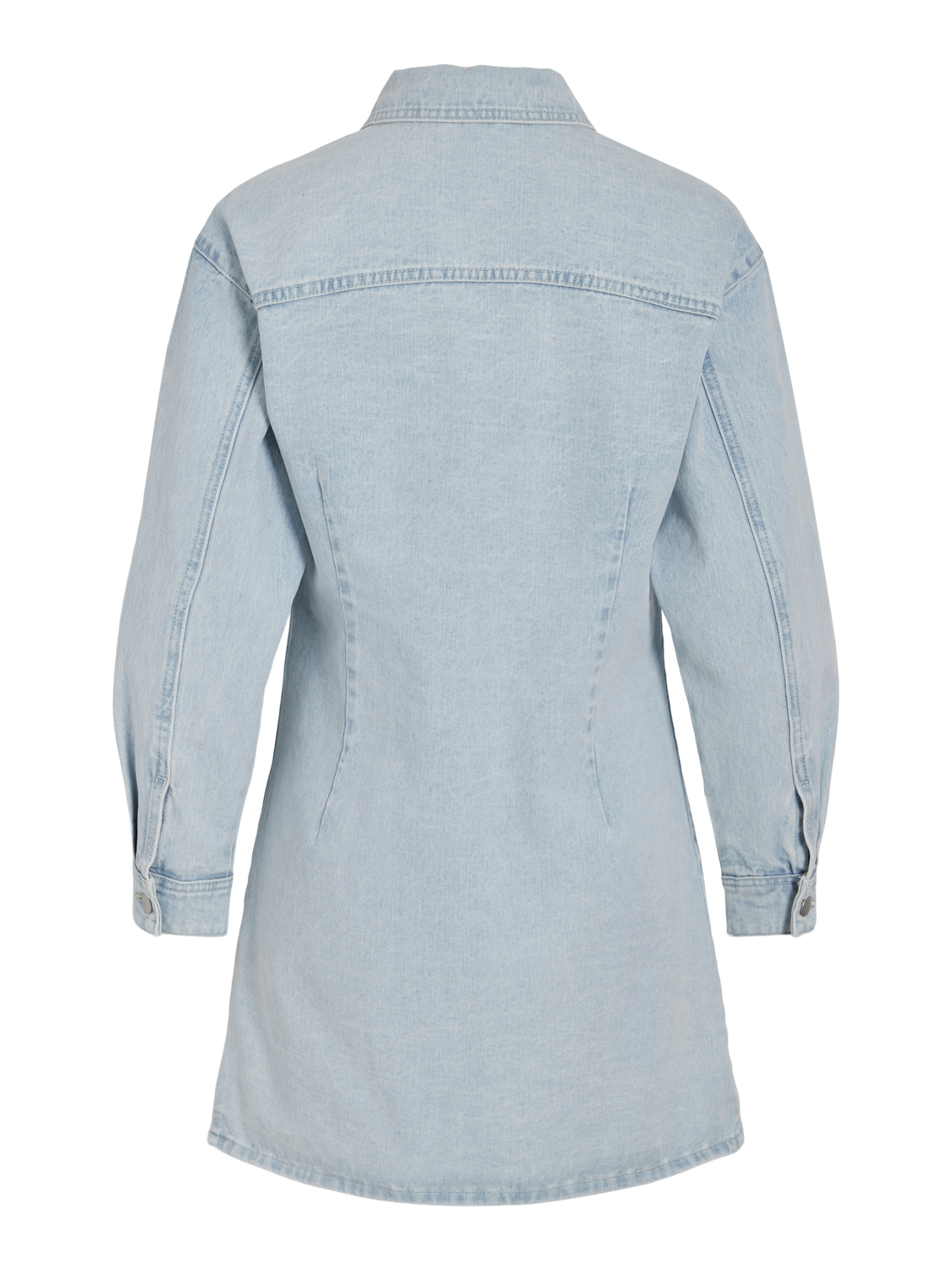 VIKIRA Dress - Light Blue Bleached Denim